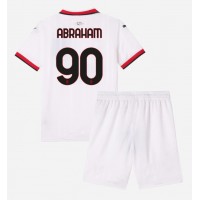 Camiseta AC Milan Tammy Abraham #90 Visitante Equipación para niños 2024-25 manga corta (+ pantalones cortos)